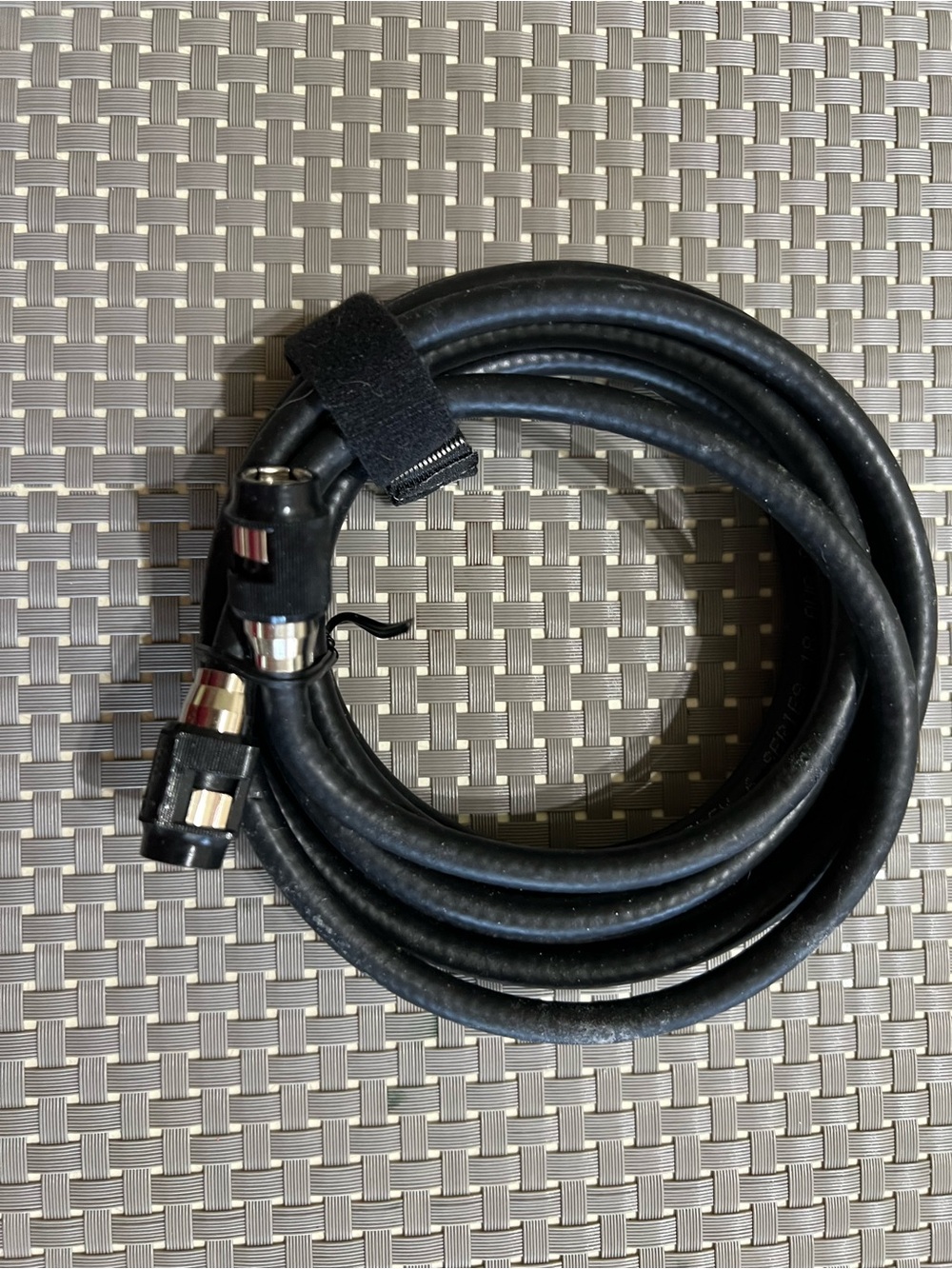 Black Professional XLR Microphone Cable - 3-Pin Balanced Audio Lead